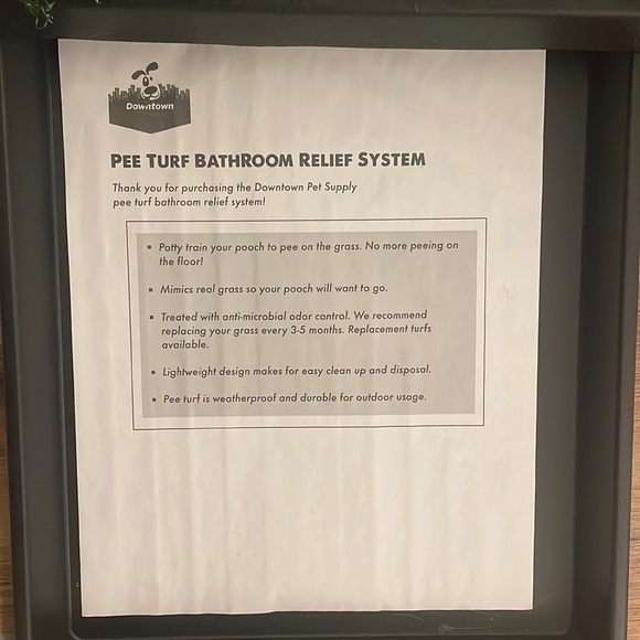 Pee Turf Bathroom Relief System for dogs - Picture 3 of 3
